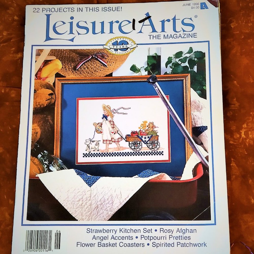7 VNTG Cross Stitch Mags- Danish Flowers, Spring - Picture 8 of 10